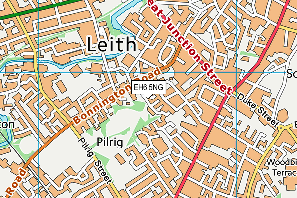 EH6 5NG map - OS VectorMap District (Ordnance Survey) EH6 5NG map - OS VectorMap District (Ordnance Survey)