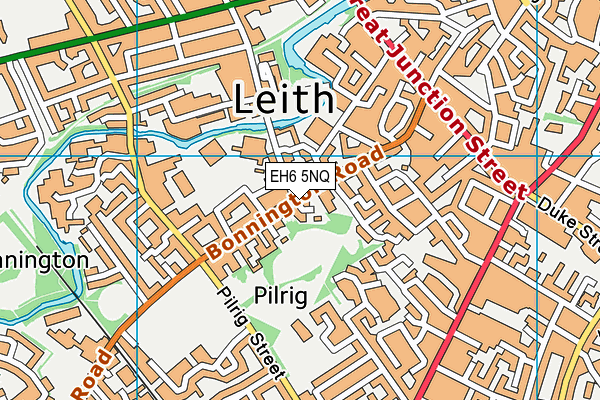EH6 5NQ map - OS VectorMap District (Ordnance Survey) EH6 5NQ map - OS VectorMap District (Ordnance Survey)