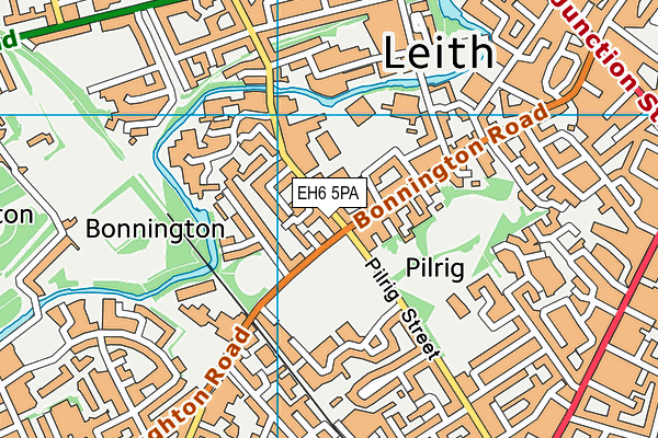 EH6 5PA map - OS VectorMap District (Ordnance Survey) EH6 5PA map - OS VectorMap District (Ordnance Survey)