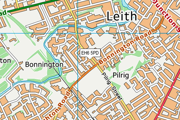 EH6 5PD map - OS VectorMap District (Ordnance Survey) EH6 5PD map - OS VectorMap District (Ordnance Survey)