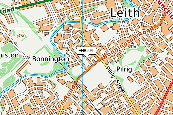 EH6 5PL map - OS VectorMap District (Ordnance Survey) EH6 5PL map - OS VectorMap District (Ordnance Survey)