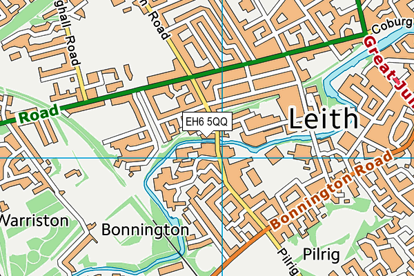 EH6 5QQ map - OS VectorMap District (Ordnance Survey) EH6 5QQ map - OS VectorMap District (Ordnance Survey)