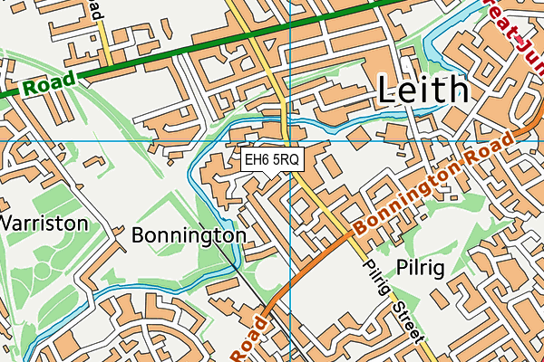 EH6 5RQ map - OS VectorMap District (Ordnance Survey) EH6 5RQ map - OS VectorMap District (Ordnance Survey)
