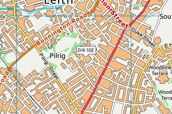 EH6 5SE map - OS VectorMap District (Ordnance Survey) EH6 5SE map - OS VectorMap District (Ordnance Survey)