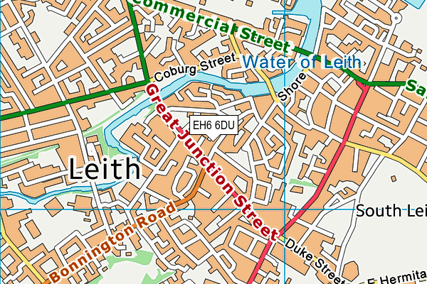 EH6 6DU map - OS VectorMap District (Ordnance Survey) EH6 6DU map - OS VectorMap District (Ordnance Survey)