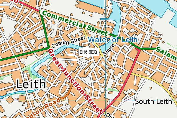 EH6 6EQ map - OS VectorMap District (Ordnance Survey) EH6 6EQ map - OS VectorMap District (Ordnance Survey)