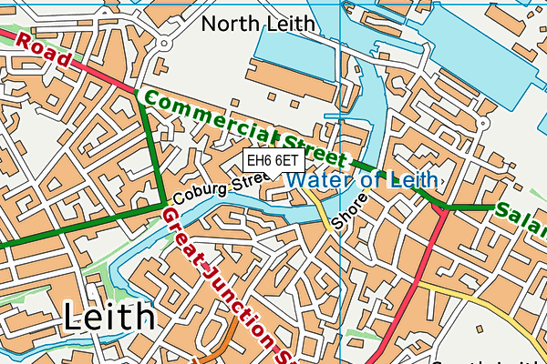 EH6 6ET map - OS VectorMap District (Ordnance Survey) EH6 6ET map - OS VectorMap District (Ordnance Survey)