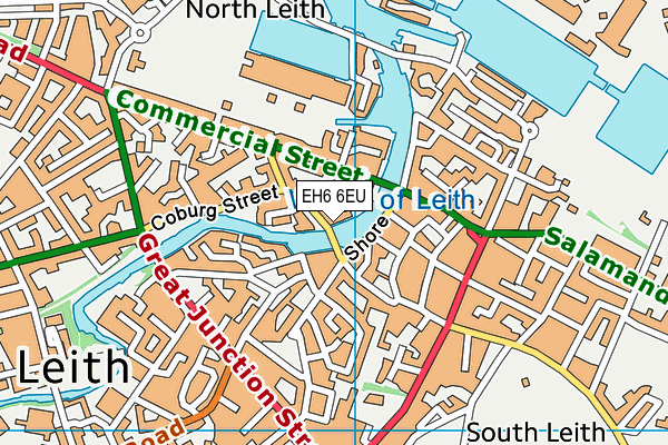 EH6 6EU map - OS VectorMap District (Ordnance Survey) EH6 6EU map - OS VectorMap District (Ordnance Survey)