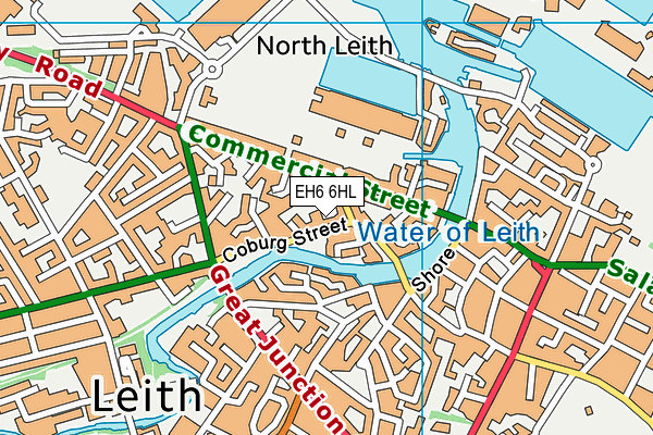 EH6 6HL map - OS VectorMap District (Ordnance Survey) EH6 6HL map - OS VectorMap District (Ordnance Survey)