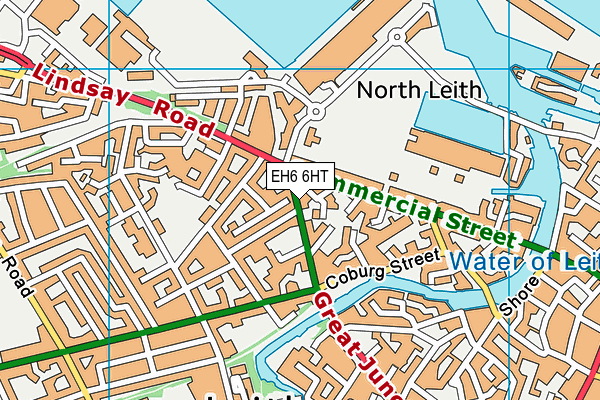 EH6 6HT map - OS VectorMap District (Ordnance Survey) EH6 6HT map - OS VectorMap District (Ordnance Survey)