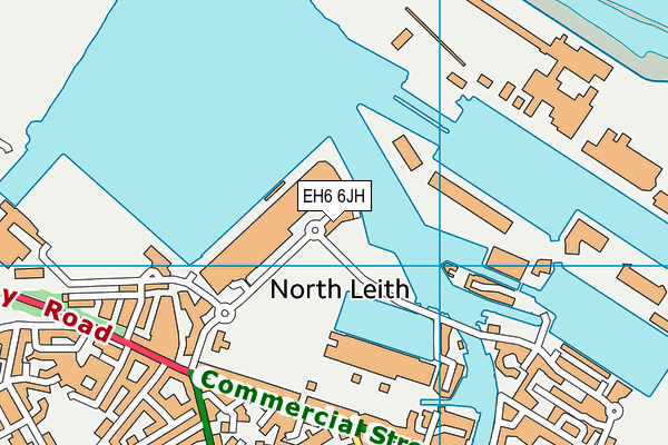EH6 6JH map - OS VectorMap District (Ordnance Survey) EH6 6JH map - OS VectorMap District (Ordnance Survey)