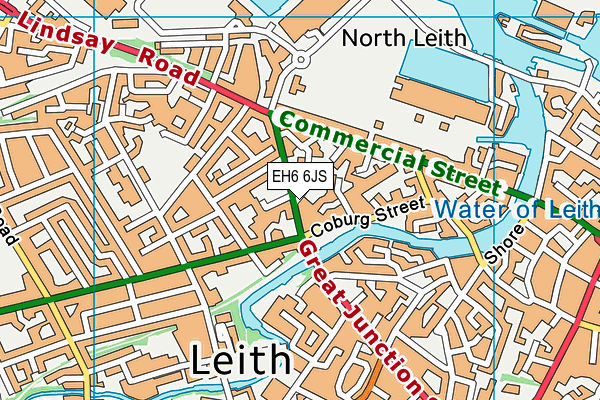 EH6 6JS map - OS VectorMap District (Ordnance Survey) EH6 6JS map - OS VectorMap District (Ordnance Survey)