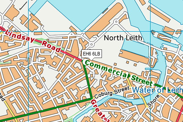 EH6 6LB map - OS VectorMap District (Ordnance Survey) EH6 6LB map - OS VectorMap District (Ordnance Survey)