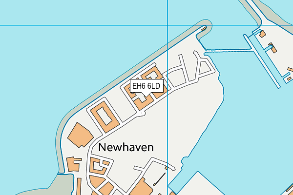 EH6 6LD map - OS VectorMap District (Ordnance Survey) EH6 6LD map - OS VectorMap District (Ordnance Survey)