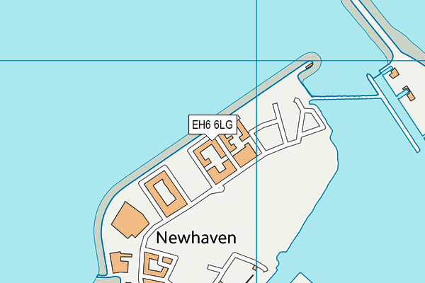 EH6 6LG map - OS VectorMap District (Ordnance Survey) EH6 6LG map - OS VectorMap District (Ordnance Survey)