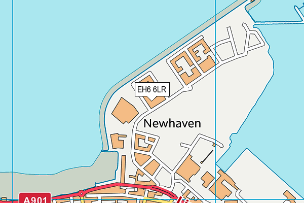 EH6 6LR map - OS VectorMap District (Ordnance Survey) EH6 6LR map - OS VectorMap District (Ordnance Survey)