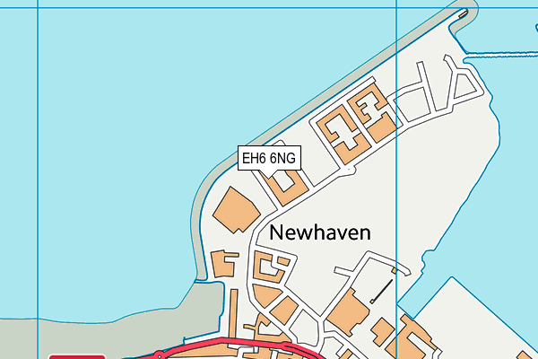 EH6 6NG map - OS VectorMap District (Ordnance Survey) EH6 6NG map - OS VectorMap District (Ordnance Survey)