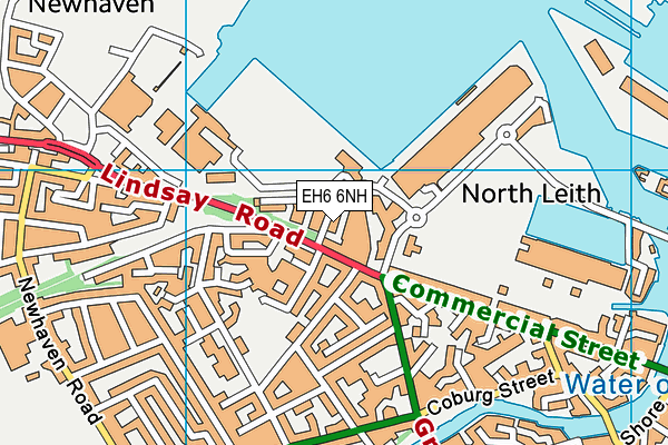 EH6 6NH map - OS VectorMap District (Ordnance Survey) EH6 6NH map - OS VectorMap District (Ordnance Survey)