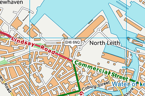 EH6 6NQ map - OS VectorMap District (Ordnance Survey) EH6 6NQ map - OS VectorMap District (Ordnance Survey)