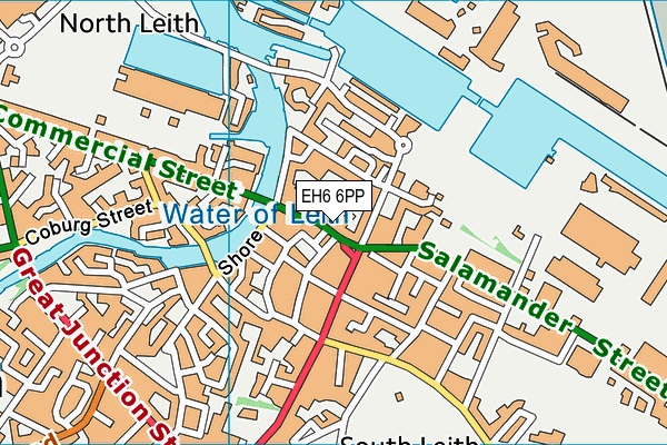 EH6 6PP map - OS VectorMap District (Ordnance Survey) EH6 6PP map - OS VectorMap District (Ordnance Survey)