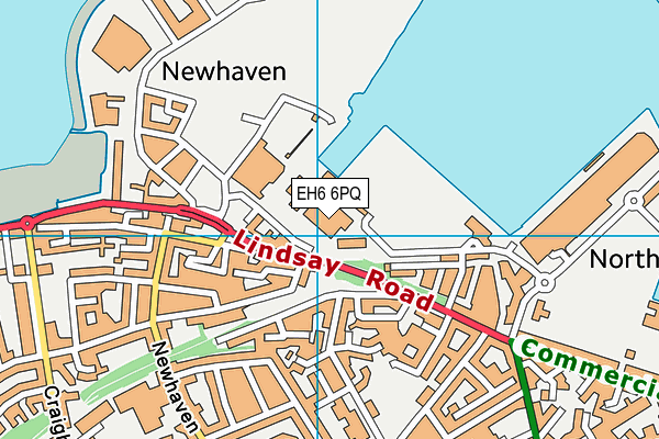 EH6 6PQ map - OS VectorMap District (Ordnance Survey) EH6 6PQ map - OS VectorMap District (Ordnance Survey)