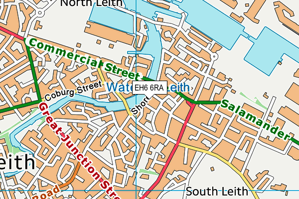 EH6 6RA map - OS VectorMap District (Ordnance Survey) EH6 6RA map - OS VectorMap District (Ordnance Survey)