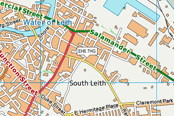 EH6 7HG map - OS VectorMap District (Ordnance Survey) EH6 7HG map - OS VectorMap District (Ordnance Survey)