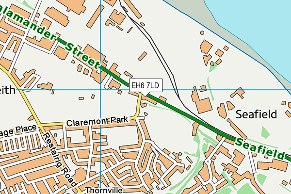 EH6 7LD map - OS VectorMap District (Ordnance Survey) EH6 7LD map - OS VectorMap District (Ordnance Survey)