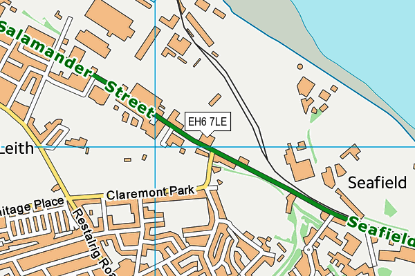 EH6 7LE map - OS VectorMap District (Ordnance Survey) EH6 7LE map - OS VectorMap District (Ordnance Survey)