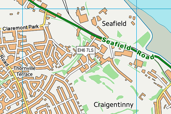 EH6 7LS map - OS VectorMap District (Ordnance Survey) EH6 7LS map - OS VectorMap District (Ordnance Survey)