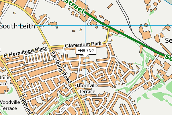 EH6 7NG map - OS VectorMap District (Ordnance Survey) EH6 7NG map - OS VectorMap District (Ordnance Survey)