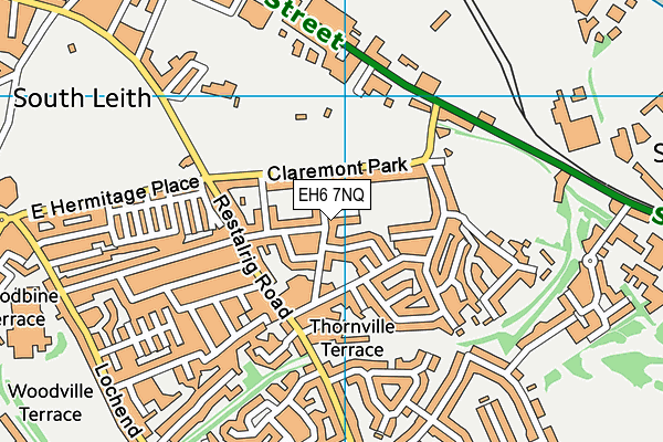 EH6 7NQ map - OS VectorMap District (Ordnance Survey) EH6 7NQ map - OS VectorMap District (Ordnance Survey)