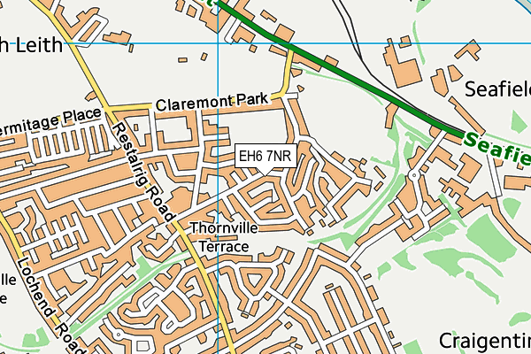 EH6 7NR map - OS VectorMap District (Ordnance Survey) EH6 7NR map - OS VectorMap District (Ordnance Survey)