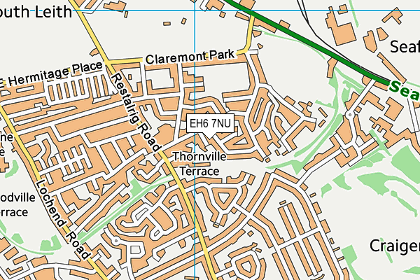 EH6 7NU map - OS VectorMap District (Ordnance Survey) EH6 7NU map - OS VectorMap District (Ordnance Survey)