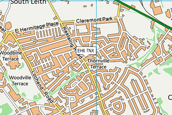 EH6 7NX map - OS VectorMap District (Ordnance Survey) EH6 7NX map - OS VectorMap District (Ordnance Survey)