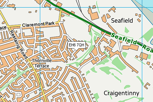 EH6 7QH map - OS VectorMap District (Ordnance Survey) EH6 7QH map - OS VectorMap District (Ordnance Survey)