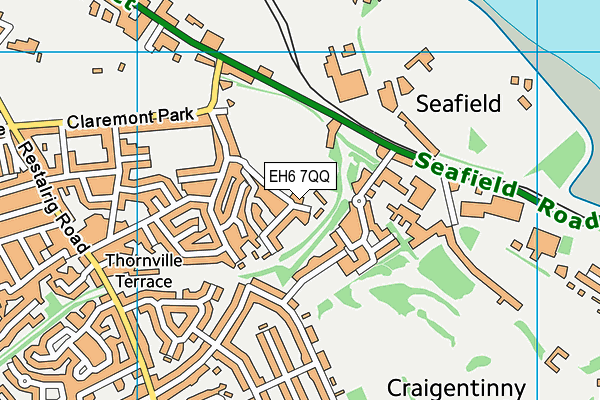 EH6 7QQ map - OS VectorMap District (Ordnance Survey) EH6 7QQ map - OS VectorMap District (Ordnance Survey)
