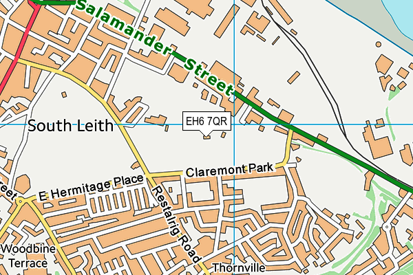 EH6 7QR map - OS VectorMap District (Ordnance Survey) EH6 7QR map - OS VectorMap District (Ordnance Survey)