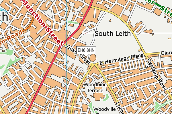 EH6 8HN map - OS VectorMap District (Ordnance Survey) EH6 8HN map - OS VectorMap District (Ordnance Survey)