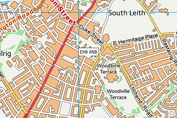EH6 8NB map - OS VectorMap District (Ordnance Survey) EH6 8NB map - OS VectorMap District (Ordnance Survey)