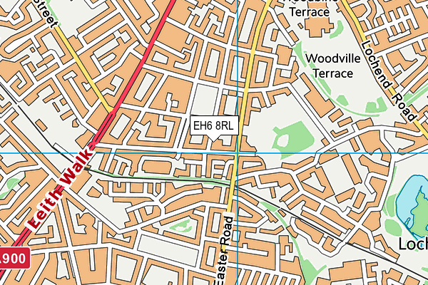 EH6 8RL map - OS VectorMap District (Ordnance Survey) EH6 8RL map - OS VectorMap District (Ordnance Survey)