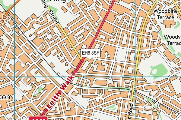 EH6 8SF map - OS VectorMap District (Ordnance Survey) EH6 8SF map - OS VectorMap District (Ordnance Survey)