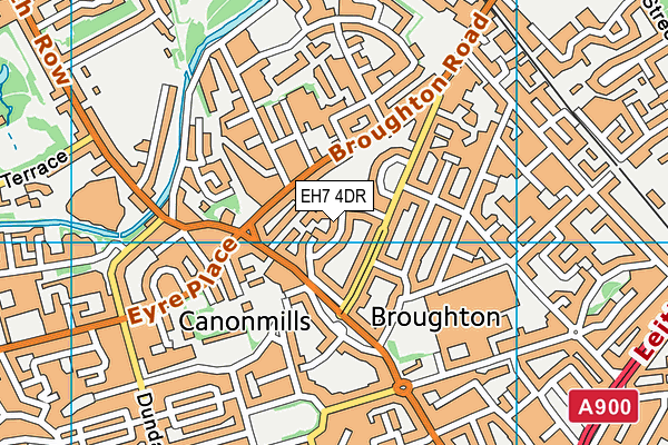 EH7 4DR map - OS VectorMap District (Ordnance Survey) EH7 4DR map - OS VectorMap District (Ordnance Survey)