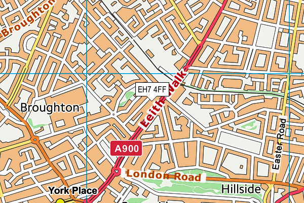 EH7 4FF map - OS VectorMap District (Ordnance Survey) EH7 4FF map - OS VectorMap District (Ordnance Survey)
