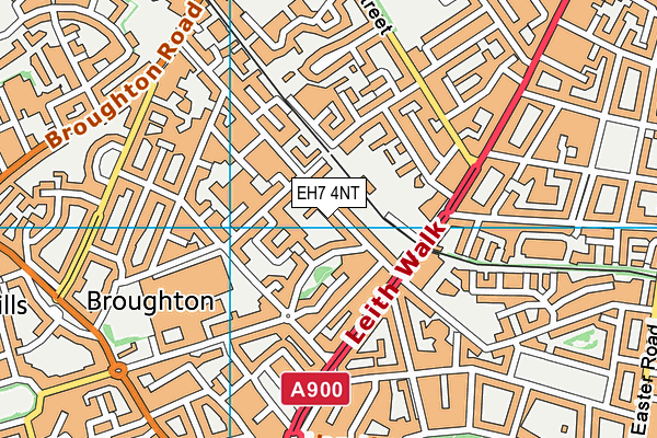 EH7 4NT map - OS VectorMap District (Ordnance Survey) EH7 4NT map - OS VectorMap District (Ordnance Survey)