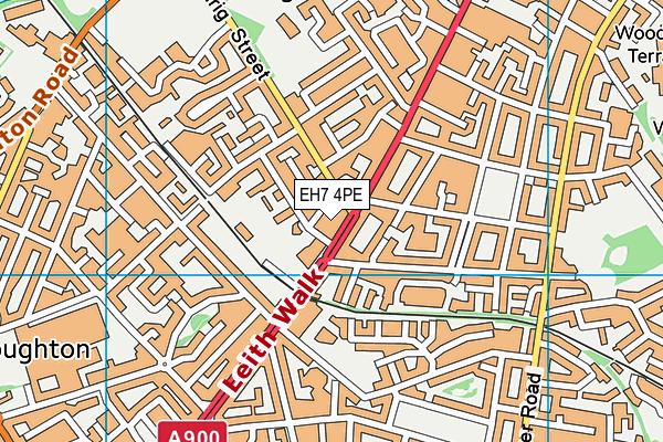 EH7 4PE map - OS VectorMap District (Ordnance Survey) EH7 4PE map - OS VectorMap District (Ordnance Survey)