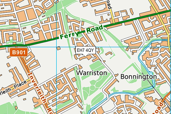 EH7 4QY map - OS VectorMap District (Ordnance Survey) EH7 4QY map - OS VectorMap District (Ordnance Survey)