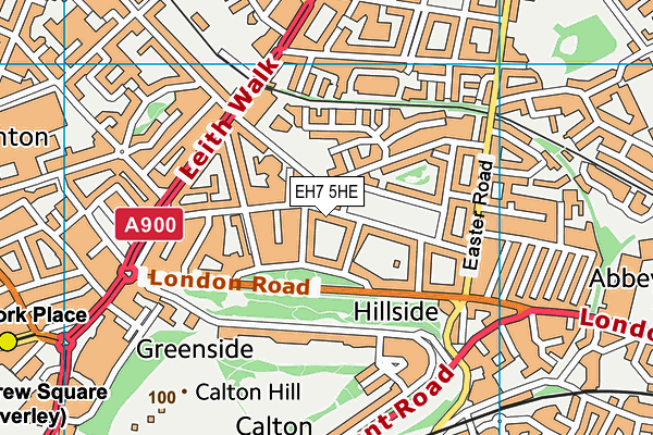 EH7 5HE map - OS VectorMap District (Ordnance Survey) EH7 5HE map - OS VectorMap District (Ordnance Survey)