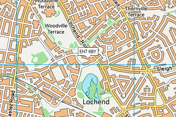 EH7 6BY map - OS VectorMap District (Ordnance Survey) EH7 6BY map - OS VectorMap District (Ordnance Survey)