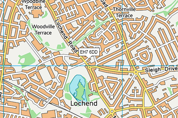 EH7 6DD map - OS VectorMap District (Ordnance Survey) EH7 6DD map - OS VectorMap District (Ordnance Survey)